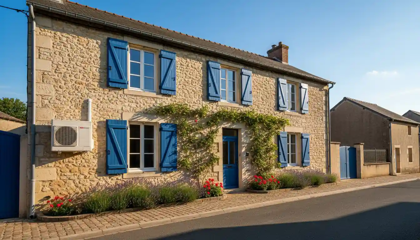 Installation de Pompe à Chaleur à La Ferme du Grand Pré